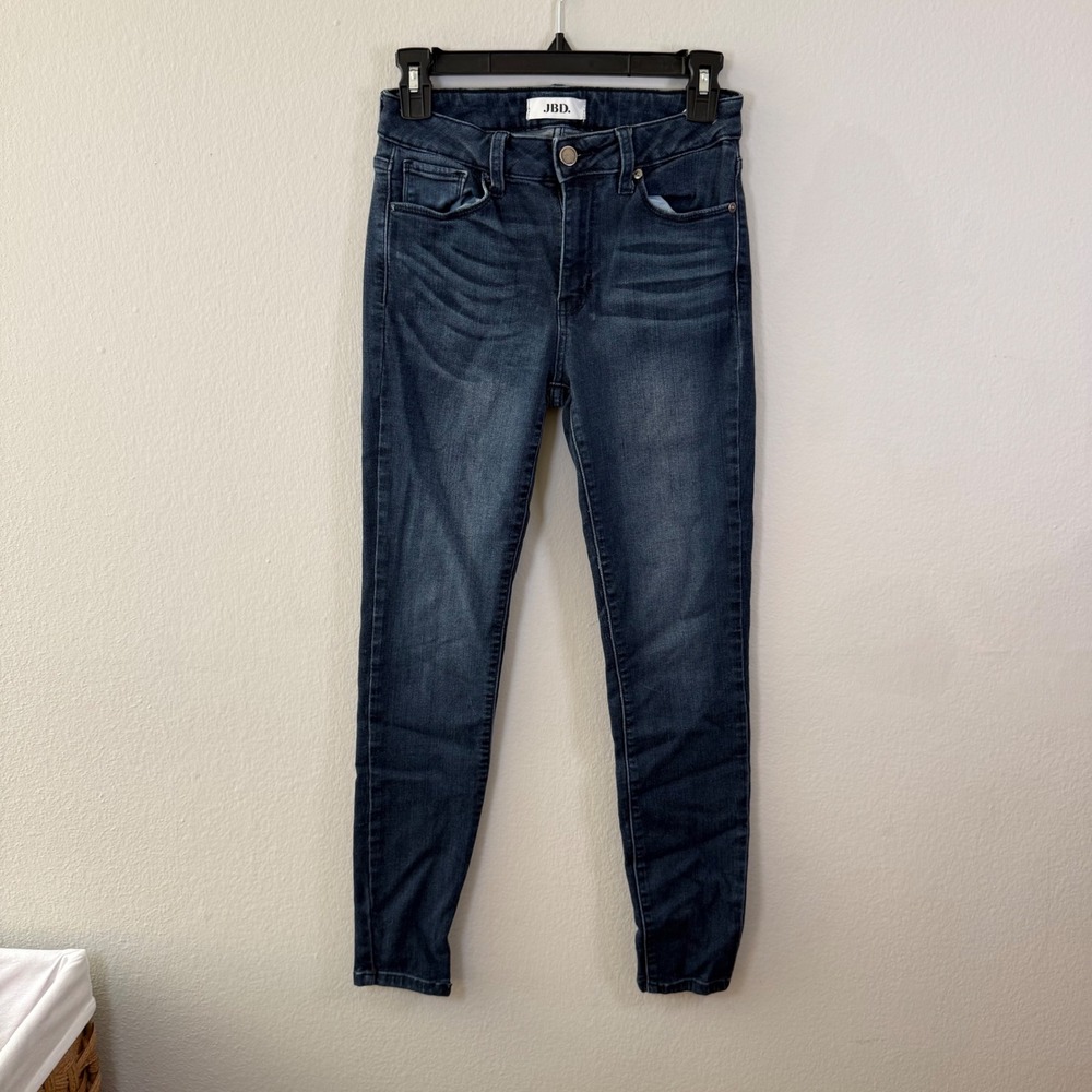 JBD Womens Dark Wash Skinny Jeans Size 28